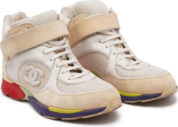 Leather-Mesh Sneakers - Image 2