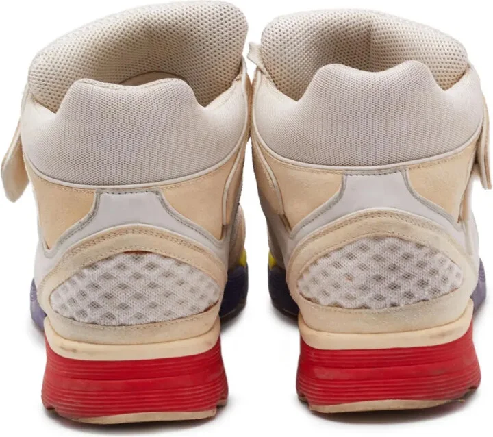 Leather-Mesh Sneakers - Image 3