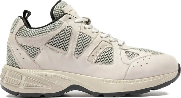 Leather Mesh Sneakers