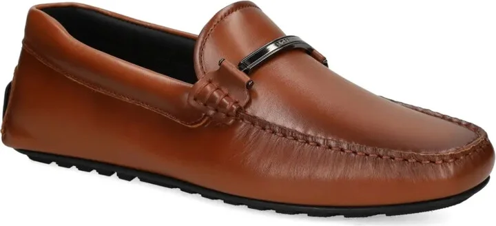 Leather Metal-Bar Loafers - Image 2