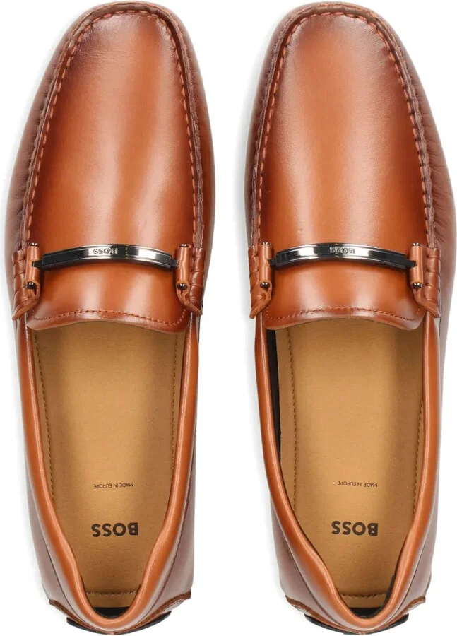 Leather Metal-Bar Loafers - Image 3