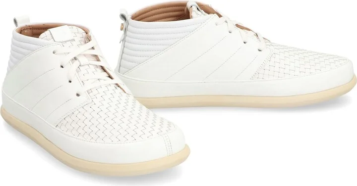 Leather Mid-top Sneakers - Image 3