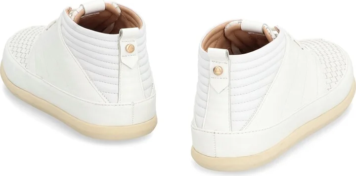 Leather Mid-top Sneakers - Image 4