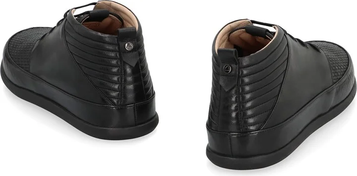 Leather Mid-top Sneakers - Image 4