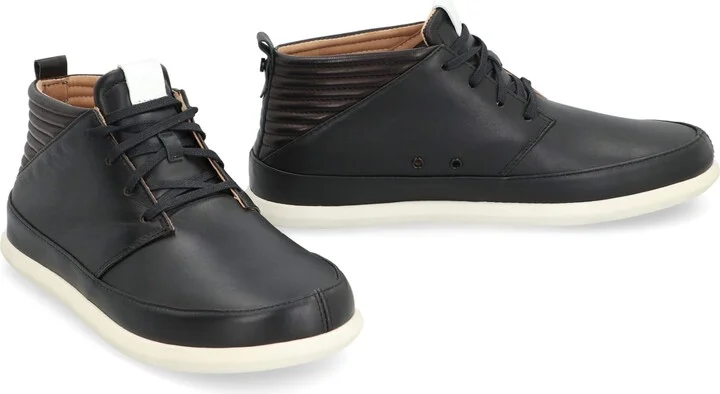 Leather Mid-top Sneakers - Image 3