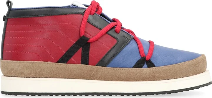 Leather Mid-top Sneakers - Image 2