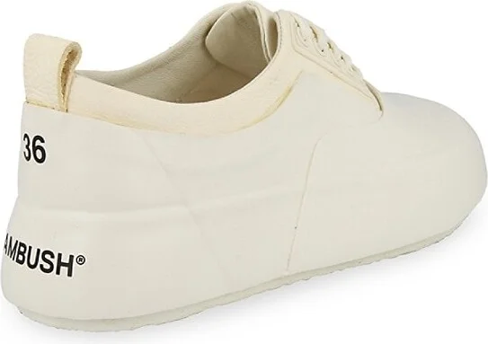 Leather Mix Low-Top Sneakers - Image 3
