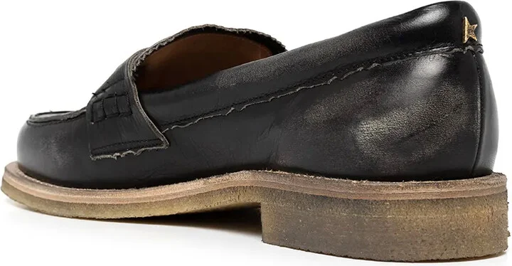 Leather Moccasin Loafers - Image 3