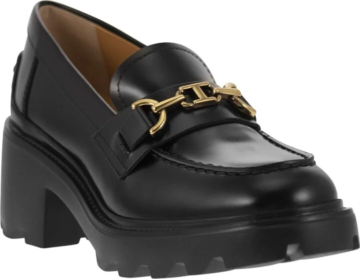 Leather Moccasin With Carrarmato Bottom - Image 2