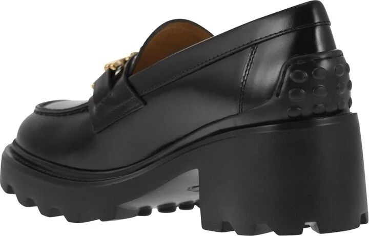 Leather Moccasin With Carrarmato Bottom - Image 3