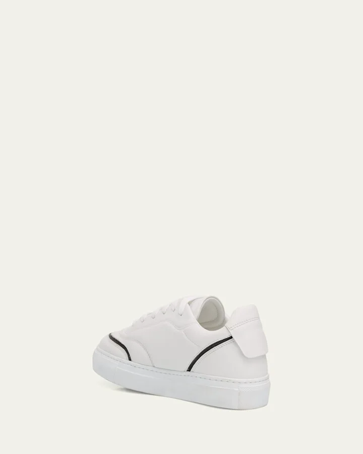 Leather Monili Low-Top Sneakers - Image 2
