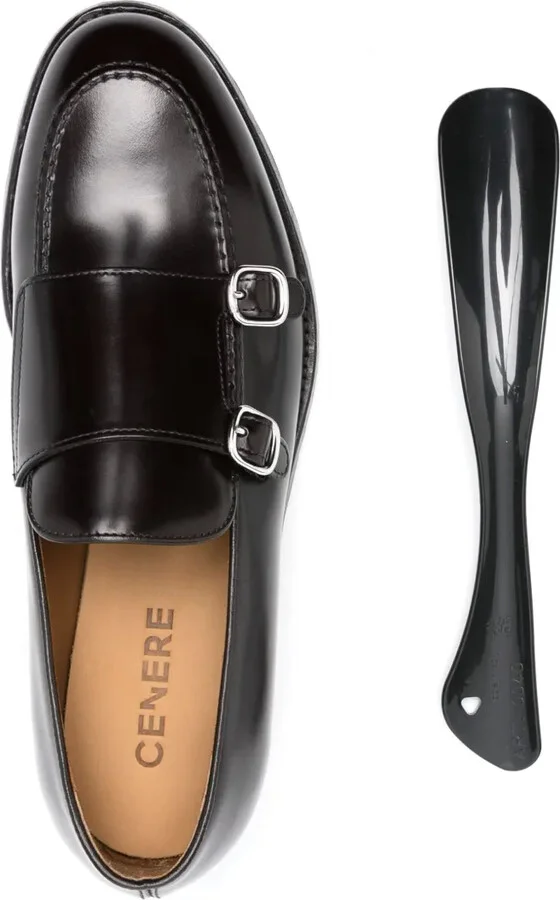 Leather Monk Shoes - Image 4