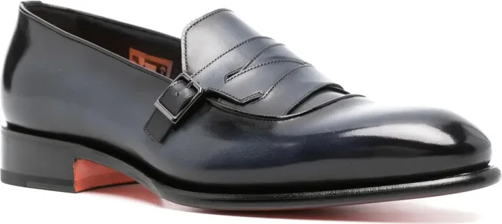 Leather Monk Shoes - Image 2