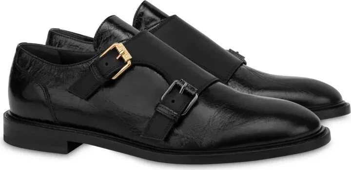 Leather Monk Shoes - Image 2
