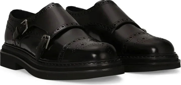 Leather Monk Shoes - Image 2