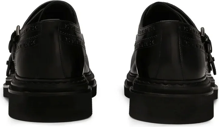 Leather Monk Shoes - Image 3