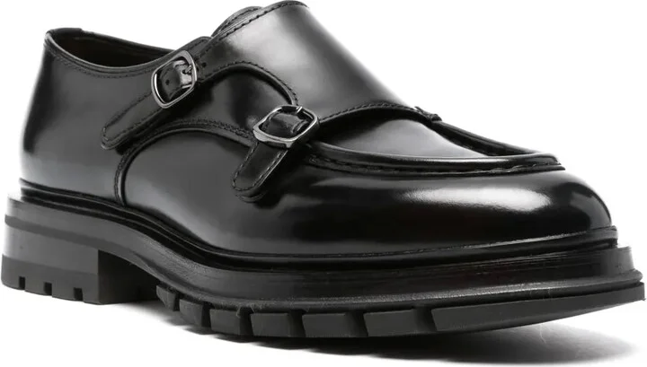 Leather Monk Shoes - Image 2