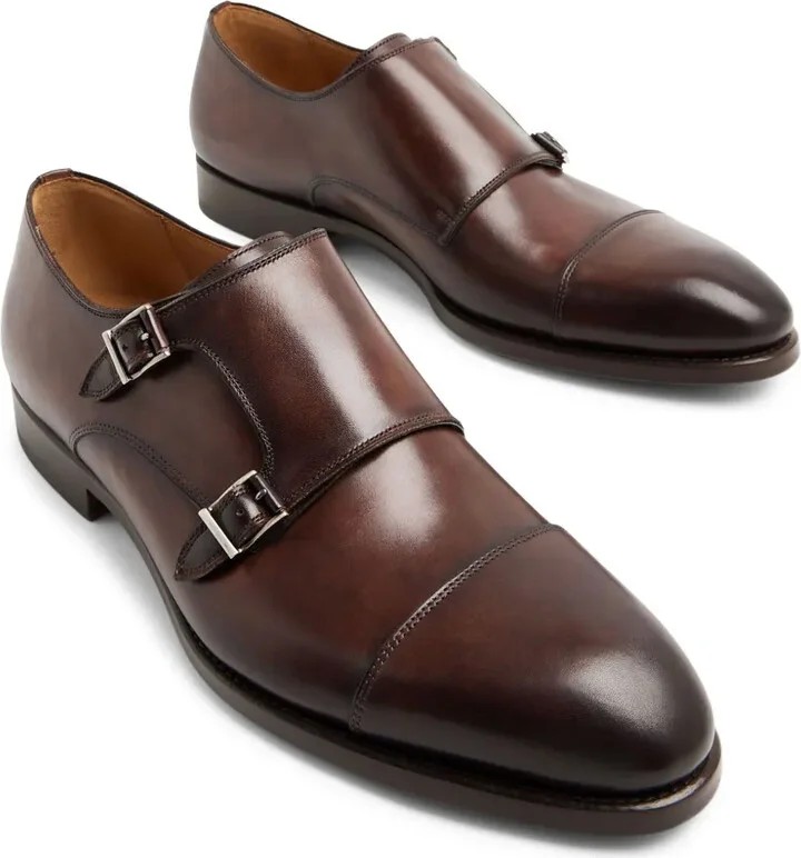 Leather Monk Shoes - Image 2