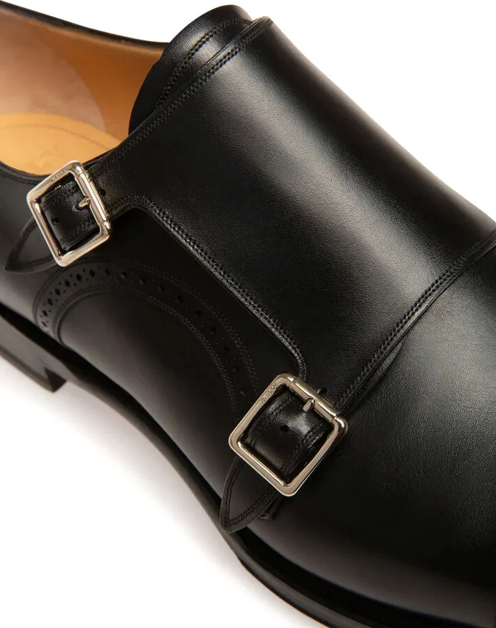 Leather Monk Shoes - Image 2