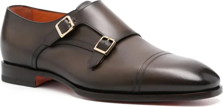 Leather Monk Shoes - Image 2