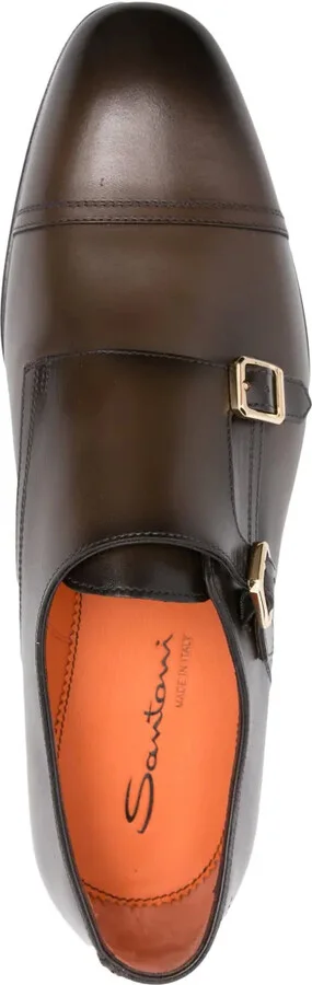 Leather Monk Shoes - Image 4