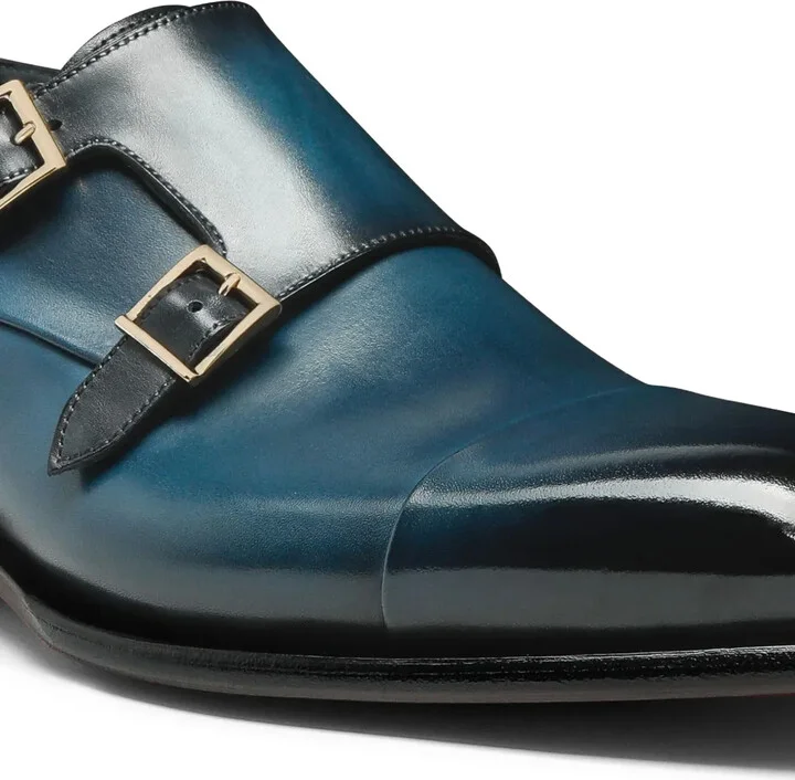 Leather Monk Shoes - Image 5