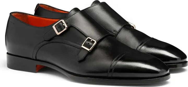 Leather Monk Shoes - Image 2