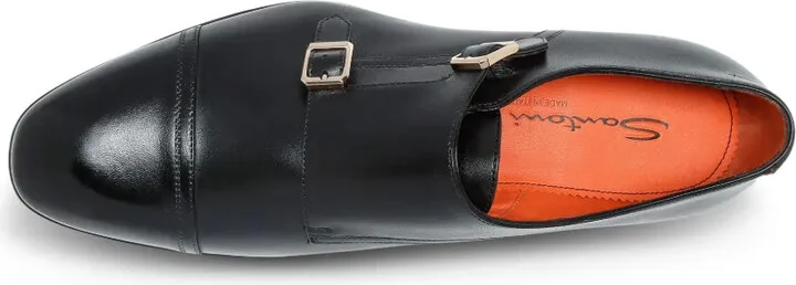 Leather Monk Shoes - Image 3