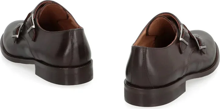 Leather Monk Shoes - Image 3