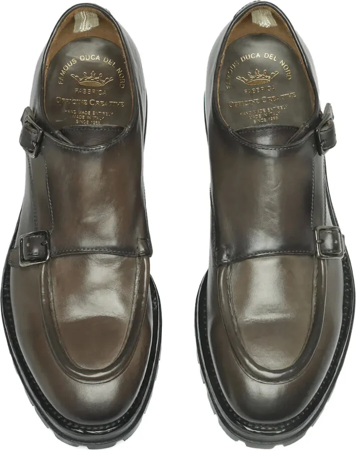 Leather Monk Shoes - Image 4
