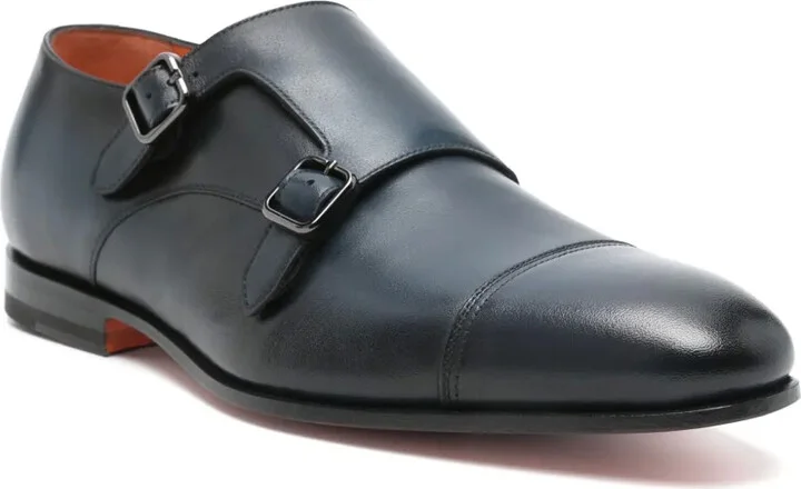Leather Monk Shoes - Image 2