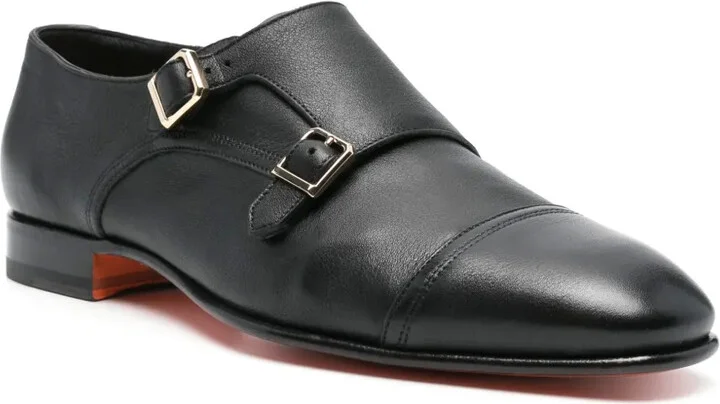 Leather Monk Shoes - Image 2