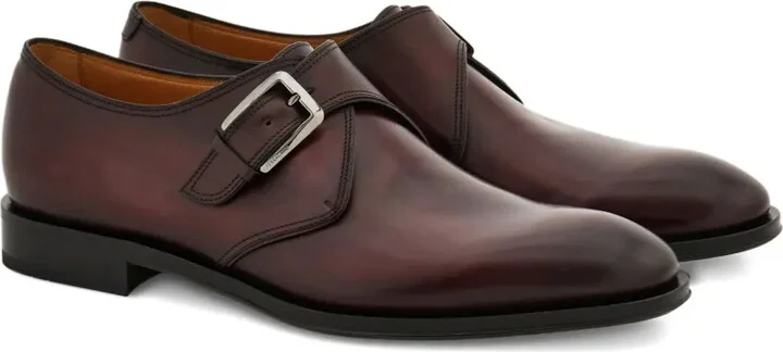 Leather Monk Shoes - Image 2
