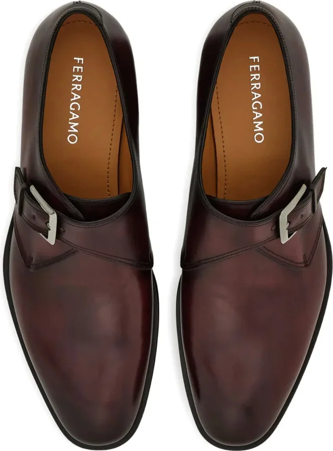 Leather Monk Shoes - Image 4