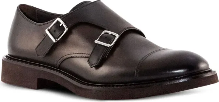 Leather Monk Shoes - Image 2