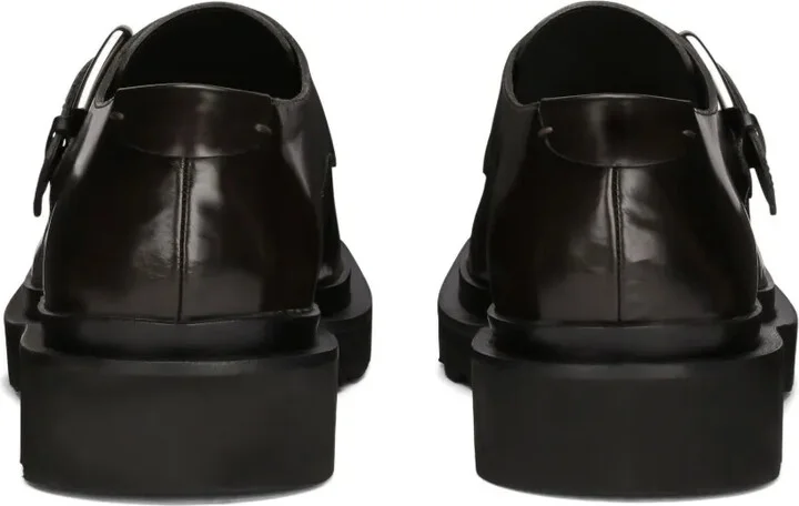 Leather Monk Shoes - Image 3