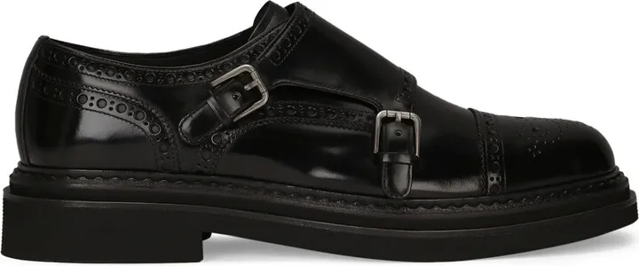 Leather Monk Shoes