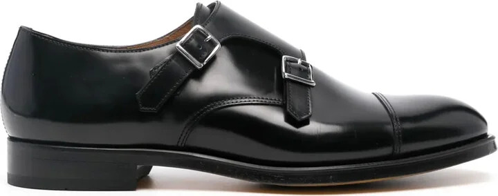 leather Monk shoes