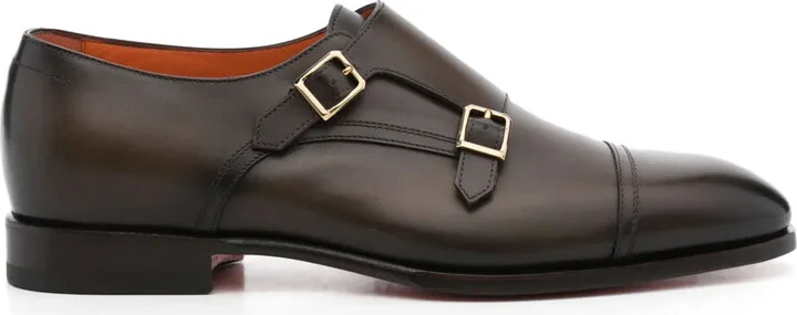 Leather Monk Shoes