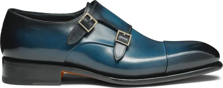 Leather Monk Shoes