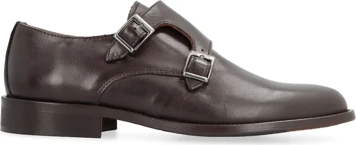 Leather Monk Shoes
