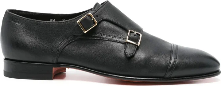 Leather Monk Shoes
