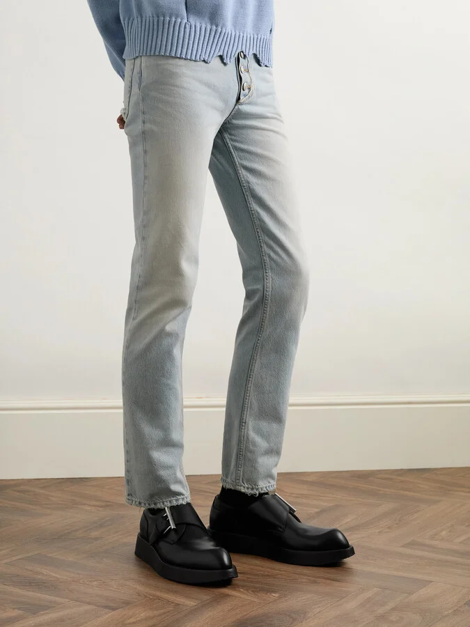 Leather Monk-Strap Brogues - Image 2