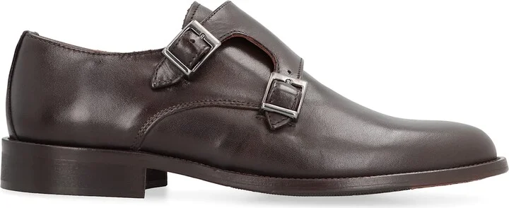Leather Monk-strap Shoes