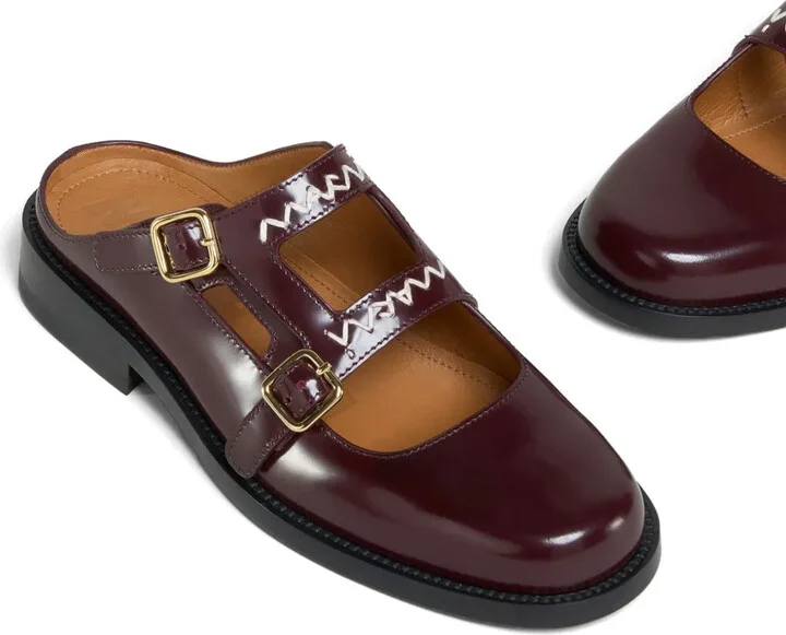 Leather Mules - Image 4
