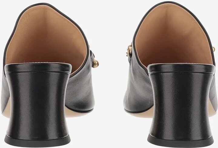 Leather Mules With Charms - Image 4