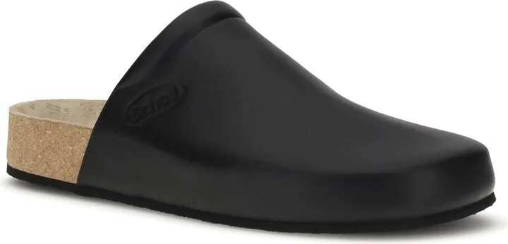 Leather Mules With Cork Insole - Image 2