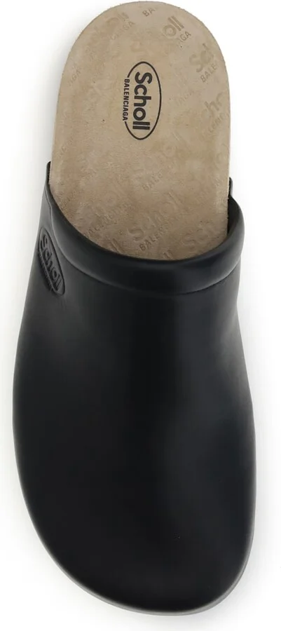 Leather Mules With Cork Insole - Image 4