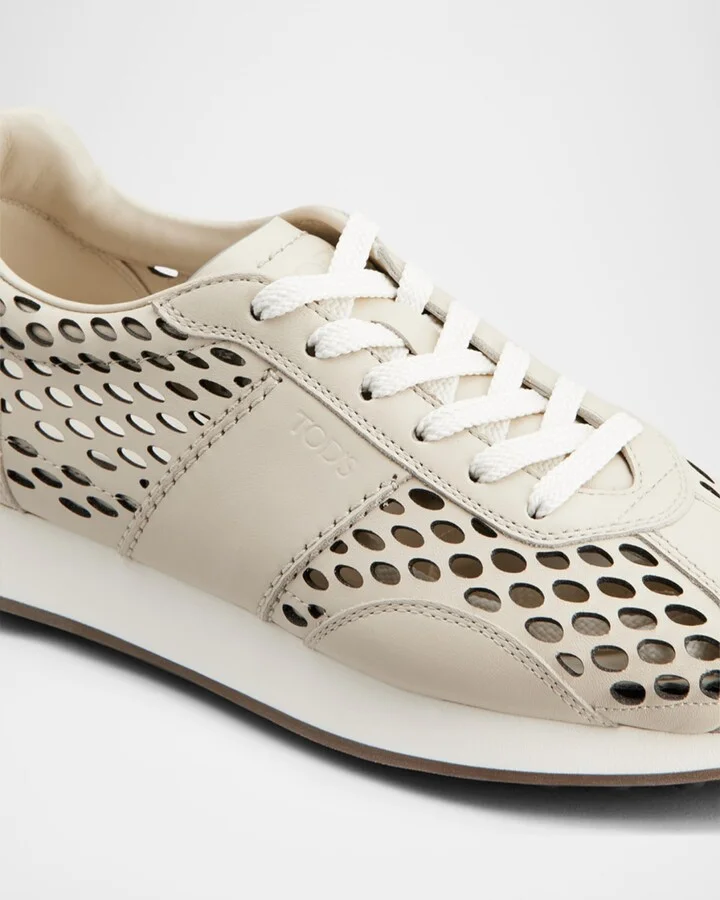 Leather Net Sport Active Sneakers - Image 2