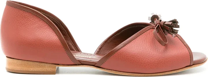 leather Norway ballerina shoes